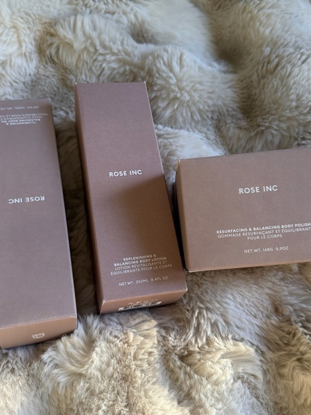 Rose Inc Rose Gold-Tone Skincare Set
